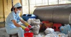 Phương pháp xử lý và tiêu hủy đối với từng loại chất thải rắn y tế